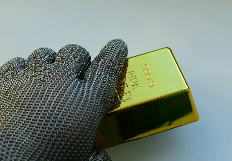 Fine gold bullion representing central bank reserves